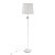 Lámpara de pie Noblo, pantalla blanca, 35 x 149 cm. - 1