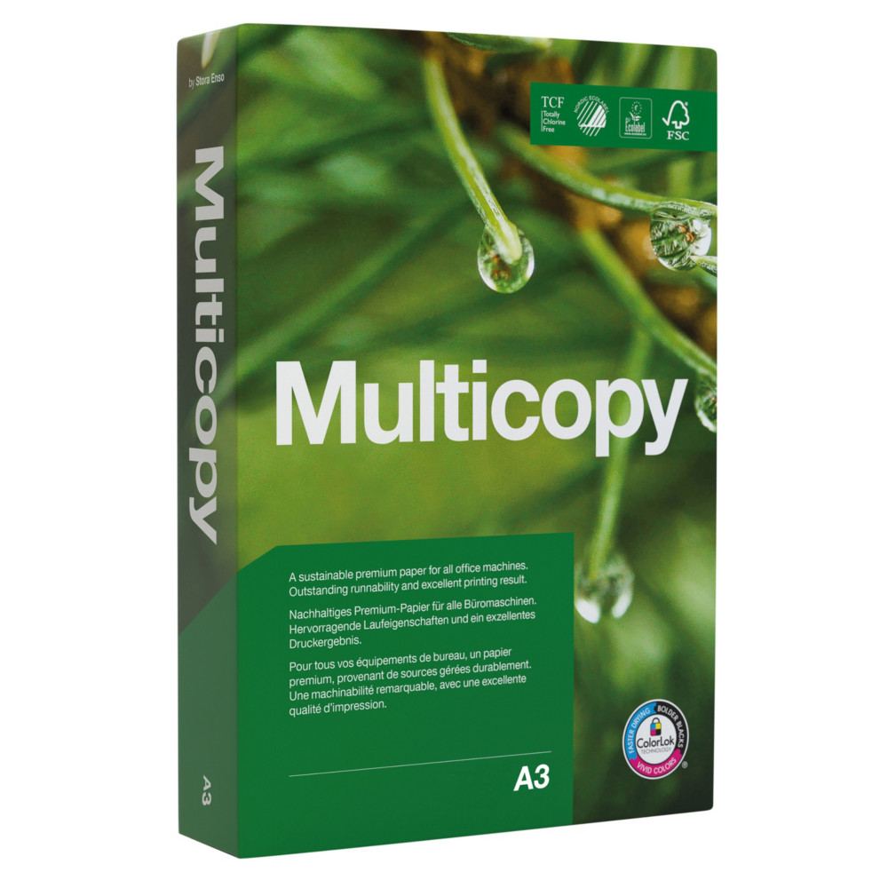 Multicopy Papier A3 blanc - 90g - Ramette de 500 feuilles