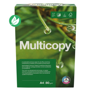 Multicopy Papier A4 blanc éco-responsable - 80g - Ramette de 500 feuilles