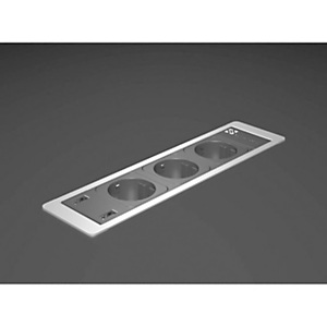 Multiprise VERSA Frame 2.0 module suivant - Bloc encastrable 3 Prises + 2 RJ45 + 2 USB A & C + HDMI - Noir - câble 3m Multiprise VERSA Frame 2.0 module suivant - Bloc encastrable 3 Prises + 2 RJ45 + 2 USB A & C + HDMI - Noir - câble 3m