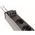 Multiprise VersaTek 2 Prises électriques + 2 RJ45 + USB, Aluminium et Noir, câble d'alimentation 3m - 3