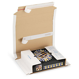Multiwell® - hvite selvklebende omslag - Pakke i postkassen - Bring