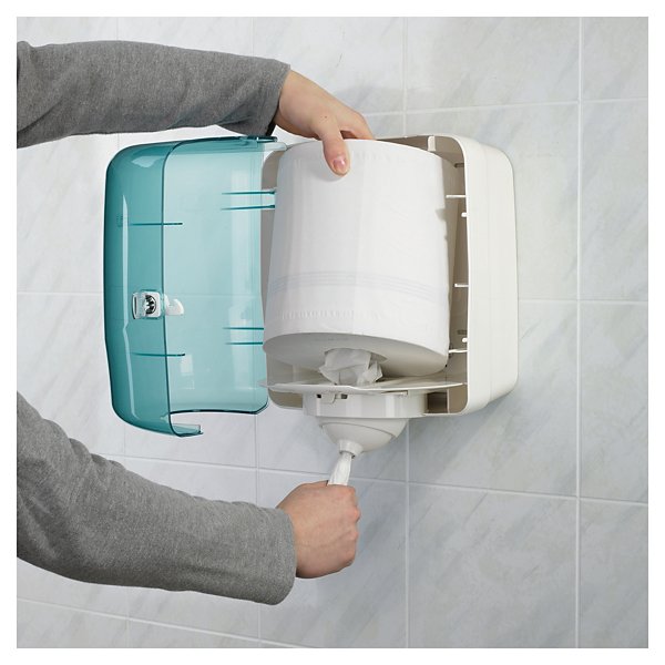 Muurdispenser voor rollen poetspapier Reflex™ van Tork - 2