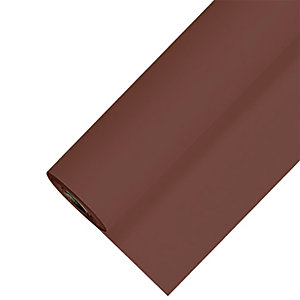 Nappe en papier damassé en rouleau de 1,18 x 25 m, coloris chocolat