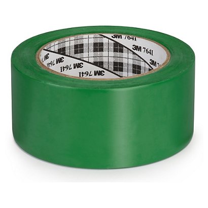 Nastri adesivi di segnalazione in vinile verde 50mm x 33m - 1