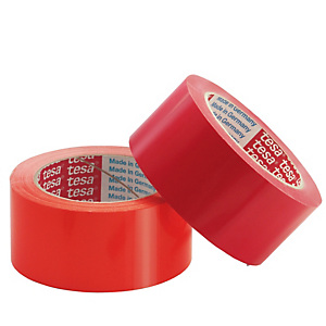 Nastro adesivo - PVC - 50 mm x 66 mt - rosso - Tesa Nastro adesivo - PVC - 50 mm x 66 mt - rosso - Tesa