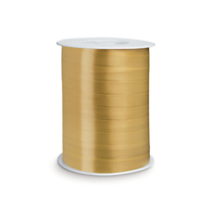 Nastro regalo satinato, 10 mm x 250 m, Oro Nastro regalo satinato, 10 mm x 250 m, Oro