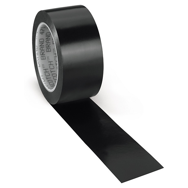 Nastro vinile industriale nero 50mm x 33m 3M - 1