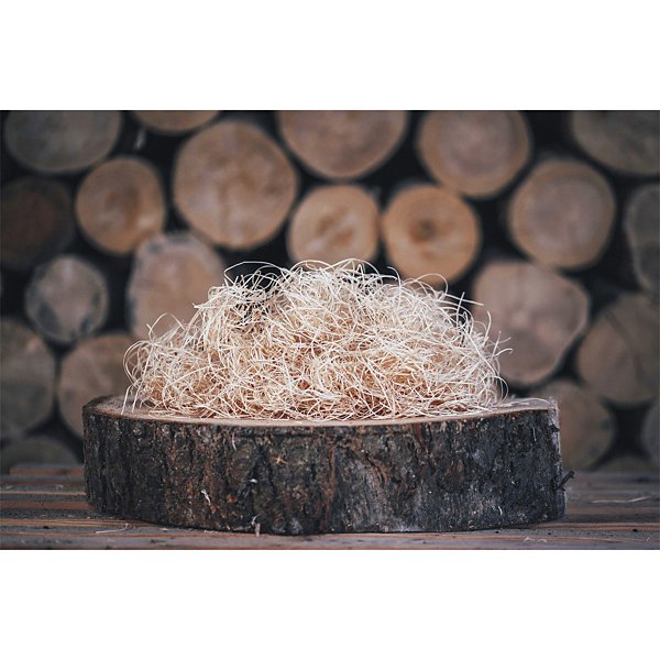 Natural wood wool packaging void fill – 10 kg bale - 2