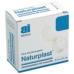 Naturplast Esparadrapo hipoalergénico de 5 m x 2,5 cm Naturplast Esparadrapo hipoalergénico de 5 m x 2,5 cm
