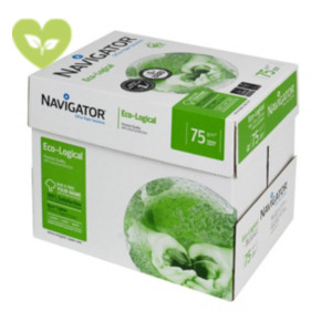 NAVIGATOR Eco-Logical Carta A4 per fotocopie e stampe, 75 g/m², Bianco (confezione 5 risme) NAVIGATOR Eco-Logical Carta A4 per fotocopie e stampe, 75 g/m², Bianco (confezione 5 risme)
