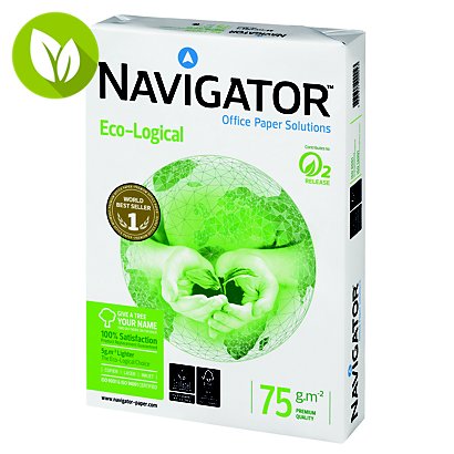 Navigator Eco-Logical Papel Blanco A3 75 gr 500 hojas