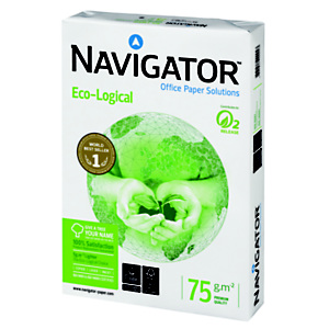 Navigator Eco-Logical Papel Multifunción para Faxes, Fotocopiadoras, Impresoras Láser e Impresoras de Inyección de Tinta Blanco A3 75 g/m² 500 hojas Navigator Eco-Logical Papel Multifunción para Faxes, Fotocopiadoras, Impresoras Láser e Impresoras de Inyección de Tinta Blanco A3 75 g/m² 500 hojas