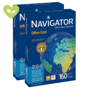 NAVIGATOR Office Card Carta A4 per fotocopie e stampe, 160 g/m², Bianco (risma 250 fogli) NAVIGATOR Office Card Carta A4 per fotocopie e stampe, 160 g/m², Bianco (risma 250 fogli)