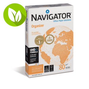 Navigator Organizer Papel Blanco 4 taladros A4 80 gr 500 hojas