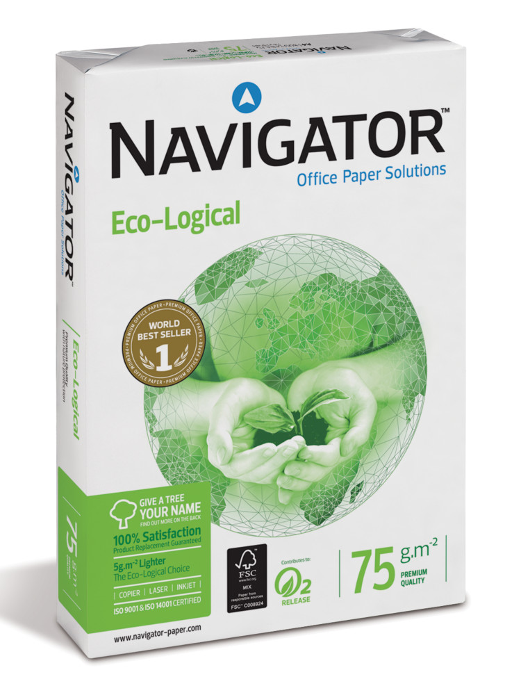 Navigator Papier A3 blanc Eco-Logical - 75g - Ramette de 500 feuilles