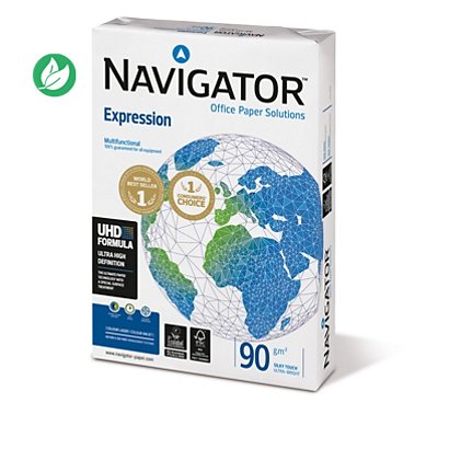 Navigator Papier A4 blanc Expression - 90g - Ramette de 500 feuilles - 1