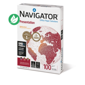 Navigator Papier A4 blanc Présentation - 100g - Ramette de 500 feuilles