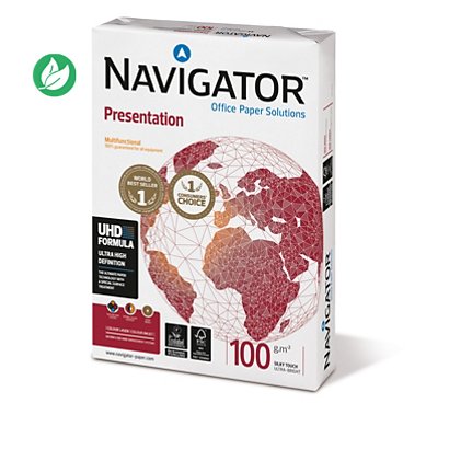 Navigator Papier A4 blanc Présentation - 100g - Ramette de 500 feuilles - 1