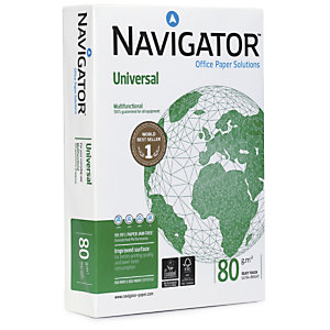 Navigator Universal A4 80gsm White Paper 500 Sheet Reams