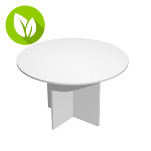 Línea Pronto Mesa de reuniones circular, 120 (Ø) cm, blanco Línea Pronto Mesa de reuniones circular, 120 (Ø) cm, blanco