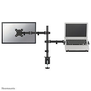 NEOMOUNTS BY NEWSTAR Neomounts support moniteur/ordinateur portable de bureau, Pince/boulon, 8 kg, 25,4 cm (10''), 81,3 cm (32''), 100 x 100 mm, Noir FPMA-D550NOTEBOOK