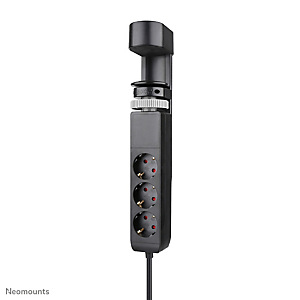 Neomounts DS22-840BL6 Multiprise de bureau avec pince et ports USB-C et USB-A - charge rapide, 1,4 m, Intérieure, Type F, Plastique, Noir, Power Deliv Neomounts DS22-840BL6 Multiprise de bureau avec pince et ports USB-C et USB-A - charge rapide, 1,4 m, Intérieure, Type F, Plastique, Noir, Power Deliv