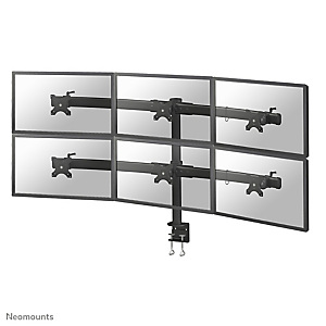 Neomounts FPMA-D700D6 Support d'écran à fixer 19-27', Pince, 48,3 cm (19'), 68,6 cm (27'), 100 x 100 mm, Réglage de la hauteur, Noir Neomounts FPMA-D700D6 Support d'écran à fixer 19-27', Pince, 48,3 cm (19'), 68,6 cm (27'), 100 x 100 mm, Réglage de la hauteur, Noir