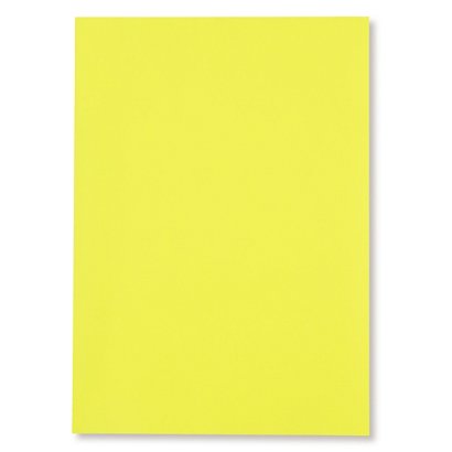 Neonfarbene Etiketten auf dem Bogen 210 x 148,5 mm gelb - 1