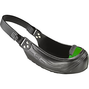 NERI Copriscarpa in gomma/PVC con puntale di sicurezza integrato, Taglia S (34-38), Nero con puntale Verde (paio) NERI Copriscarpa in gomma/PVC con puntale di sicurezza integrato, Taglia S (34-38), Nero con puntale Verde (paio)