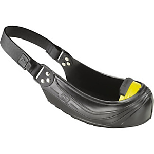 NERI Copriscarpa in gomma/PVC con puntale di sicurezza integrato, Taglia M (39-43), Nero con puntale Giallo (paio) NERI Copriscarpa in gomma/PVC con puntale di sicurezza integrato, Taglia M (39-43), Nero con puntale Giallo (paio)
