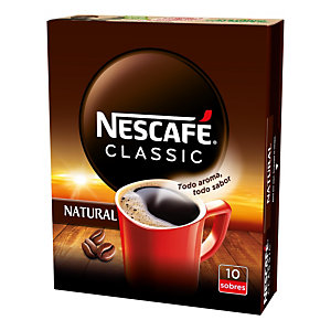 Nescafé Classic Natural Café soluble 10 sobres de 2 gr