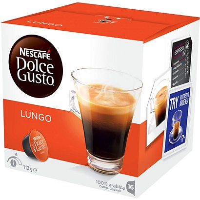 Nescafé Dolce Gusto boîte de 16 capsules Café Lungo