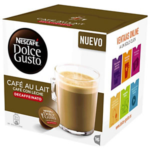 Nescafé Dolce Gusto Café con Leche Descafeinado Cápsulas de café, 16 dosis, 112 g
