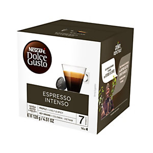 Nescafé Dolce Gusto Café Espresso Intense - Boîte de 16 capsules