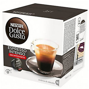 Nescafé Dolce Gusto Café Espresso Intenso Descafeinado Cápsulas de café, 16 dosis, 112 g