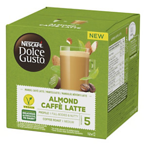 Nescafé Dolce Gusto Café au lait d'amande - Boîte de 12 capsules