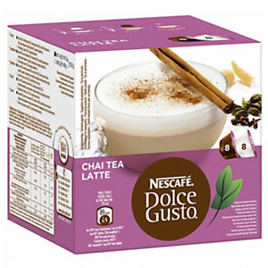 Nescafé Dolce Gusto Chai con Leche y Especias Té con Leche en cápsulas, 8 dosis, 112 g