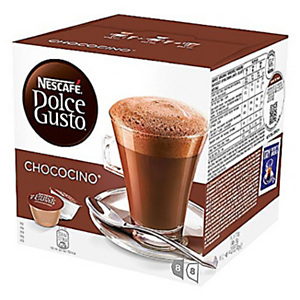 Nescafé Dolce Gusto Chocolate Chococino Cápsulas de chocolate y leche, 8 dosis, 112 g Nescafé Dolce Gusto Chocolate Chococino Cápsulas de chocolate y leche, 8 dosis, 112 g