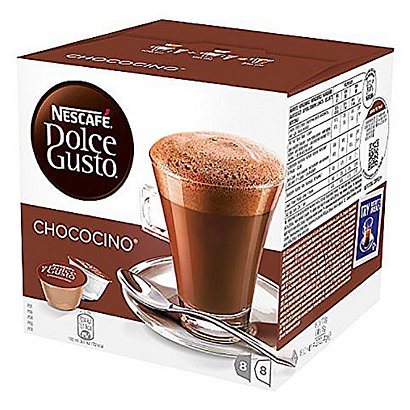Nescafé Dolce Gusto Chocolate Chococino Cápsulas de chocolate y leche, 8 dosis, 112 g - 1