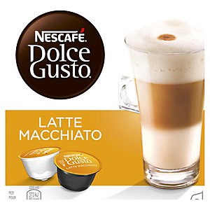 Nescafé Dolce Gusto Latte Macchiato Cápsulas de café y leche, cortado, 8 dosis, 194,4 g