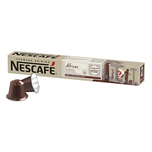 Nescafé Farmer Origin Africas Cápsulas de Café para Nespresso, 10 dosis