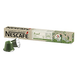 Nescafé Farmer Origin Brasil Cápsulas de Café para Nespresso, 10 dosis