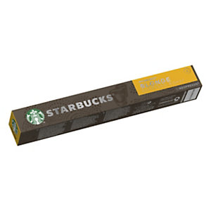 Nespresso Starbucks Espresso Blonde, Cápsulas de Café, 10 dosis