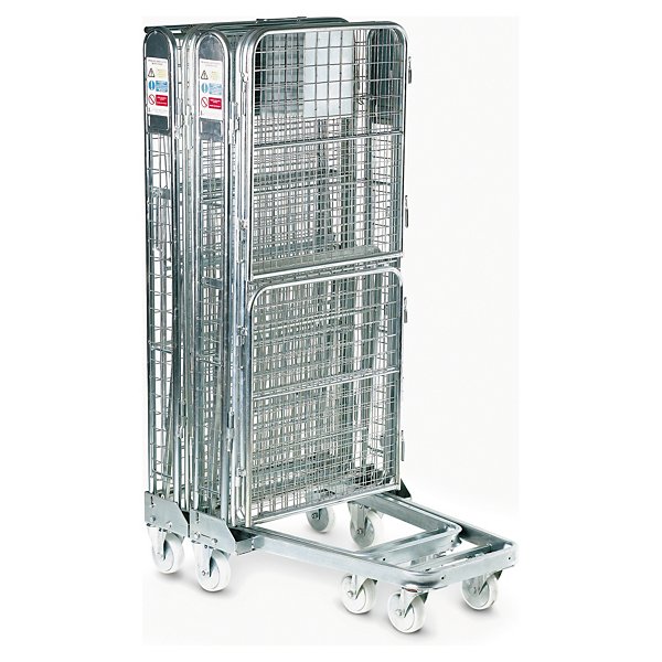 Nestable roll container 3 sided - 3