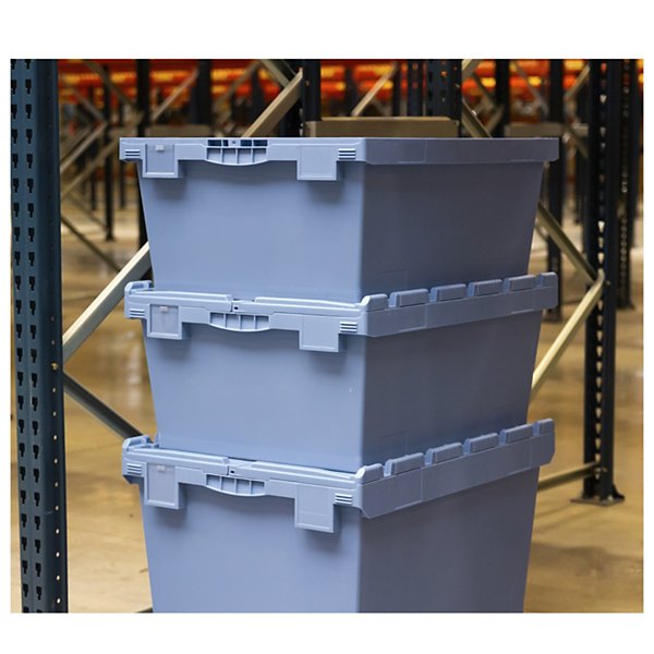 Nestbare stapelbak groot volume met palletvoet BITO 800x600x553mm - 8