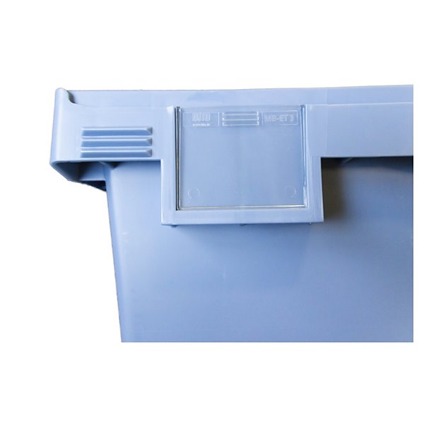 Nestbare stapelbak groot volume met palletvoet BITO 800x600x553mm - 9