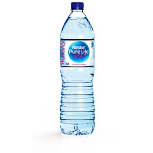 Nestlé Aquarel agua de manantial natural, botella PET, 1,5 l