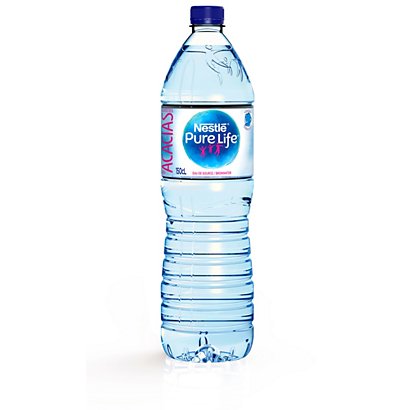 Nestlé Aquarel agua de manantial natural, botella PET, 1,5 l