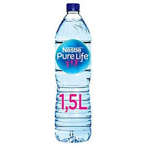 Nestlé Pure Life, Eau de source naturelle plate - Lot 6 bouteilles PET 1,5 L
